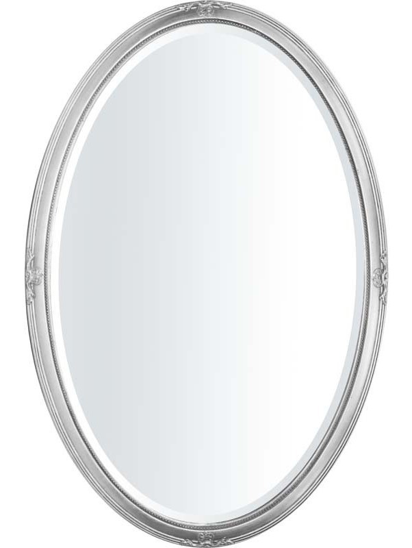 Zrcadlo stříbrný ovál 118 cm, 113487