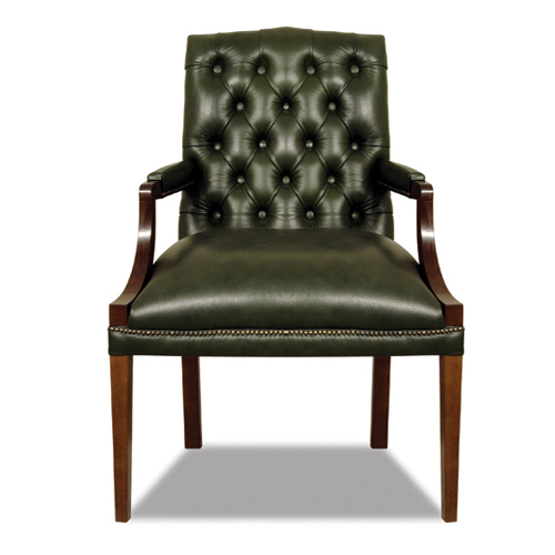 Židle kožená černá