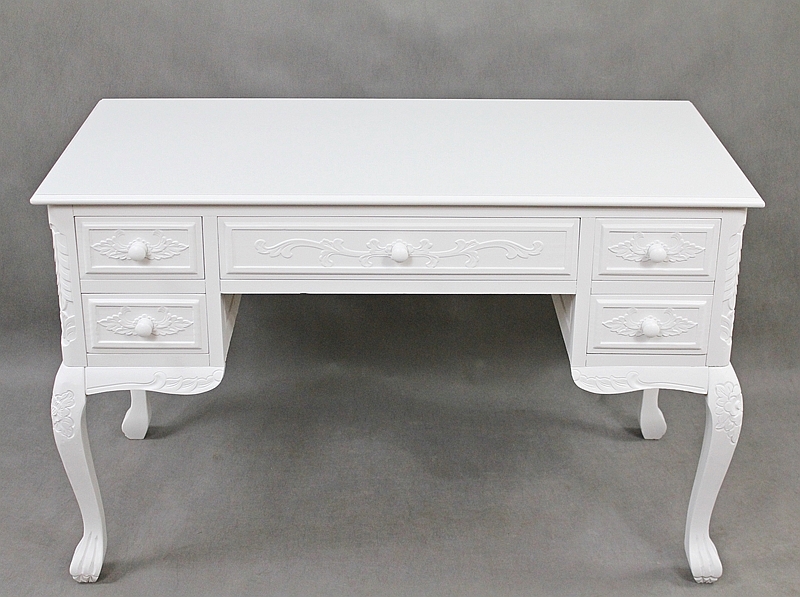 Psací stůl, bílá barva 153011