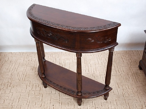 Konzolový stolek, mahagon 150078