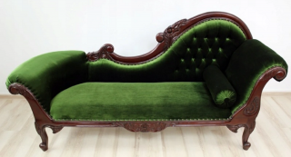 Sofa zelený samet 117065GL